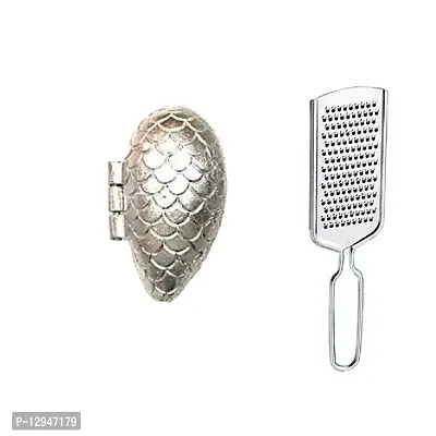 Aluminium Momo Mould Sancha With Stainless Steel Cheese Grater 2 Pcs