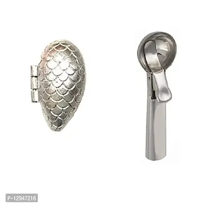 Aluminium Momo Mould SanchaAnd Stainless Steel Ice Cream Scoop 2 Pcs