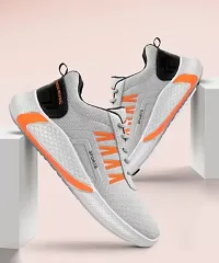 Stylish Sports Running Shoe For Men (Grey)-thumb1