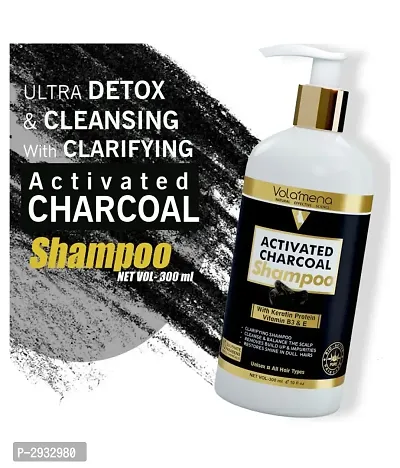 Activated Charcoal Shampoo 300 Ml 10 Fl Oz