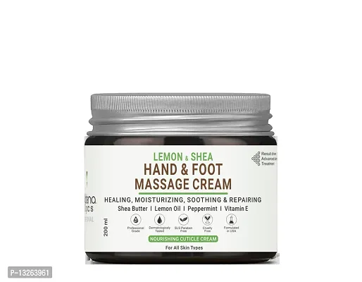 Volamena Organics Lemon And Shea Hand And Foot Whitening Massage Cream 200 Ml-thumb0