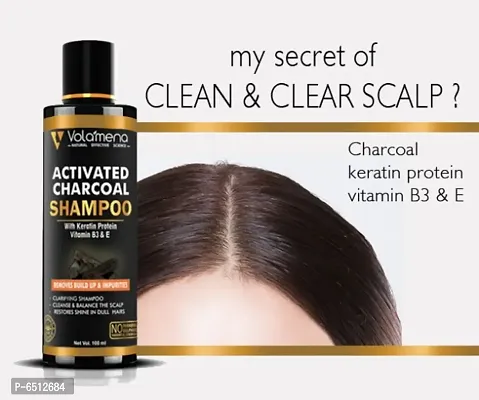 Volamena Activated Charcoal Shampoo 100 ml-thumb0