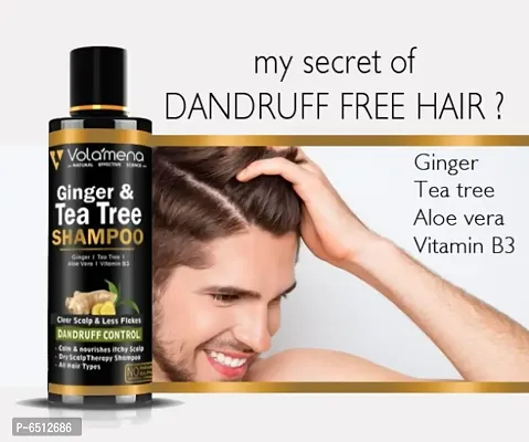 Volamena Ginger Tea tree Anti dandruff Shampoo 100 ml