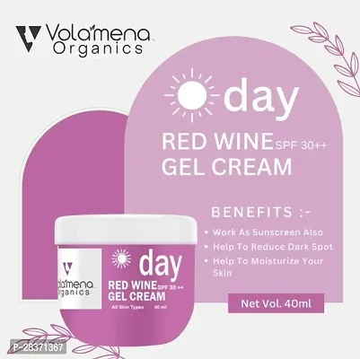 Volamena Red Wine Day Cream With Mulberry Extract, Retinol,  Rosehip Oil 40ml