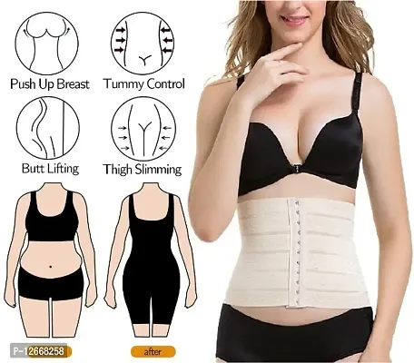 Womens Nylon Spandex Trimmer Tummy Slim Belt-thumb0