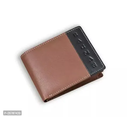 Designer Multicoloured Artificial Leather Solid Two Fold Wallet For Men