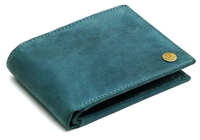 Designer Artificial Leather Solid Two Fold Wallet For Men