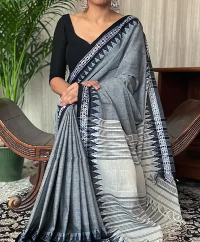 Khadi cottn fulia saree