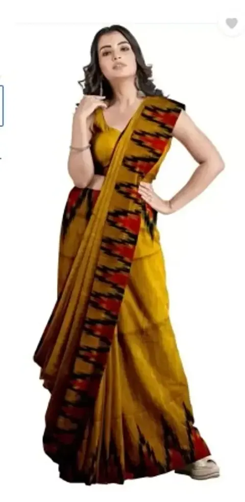 Stylish Blend Saree with Blouse piece