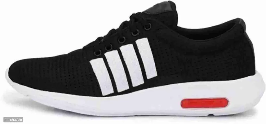 Stylish Black Mesh Sneakers Combo Of 2-thumb5