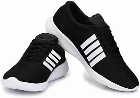 Stylish Black Mesh Sneakers Combo Of 2-thumb1