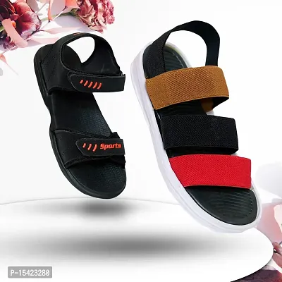 AMFEET Stylish and trending sports and casual sandal wear combo for men|