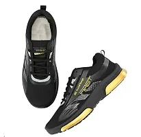 AMFEET Stylish Black with Gold and Green with Black Sports shoes combo for men|-thumb3