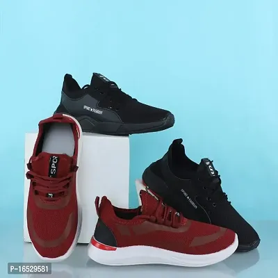 Trending and Stylish Sports and sneakers combo  pack of 2|Daily and casual wear combo for men|-thumb0