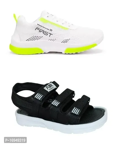 New In Amfeet Stylish and Trending Sandal and Sneakers combo pack of 2 for men|