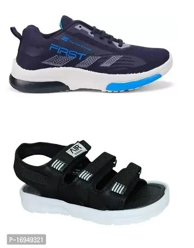 New In Amfeet Stylish and Trending Sandal and Sneakers combo pack of 2 for men|-thumb0