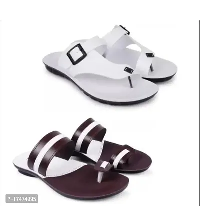 IN New Amfeet Stylish and Trending white slipper for summer for men|