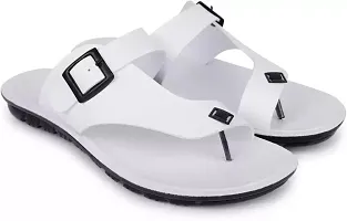 IN New Amfeet Stylish and Trending white slipper for summer for men|-thumb4