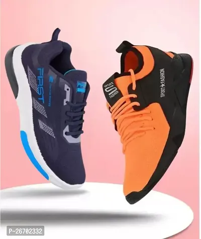 Stylish and Trnding Running Lightweight Shoes combo pack of 2 for men|