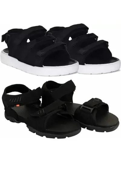 Seafoot Stylish and Trending Sports EVA Sandal combo pack od 2 for men|