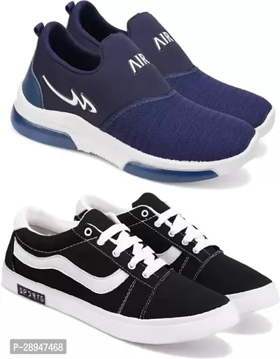 Stylish and Trending Sneakers for Men - Pack Of 2-thumb0