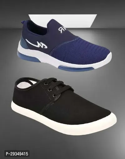Stylish Canvas Shoes for Men Pack of 2