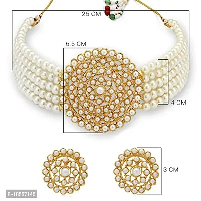 Stylish Fancy Designer Brass Cubic Zirconia Jewellery Set For Women-thumb2