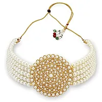 Stylish Fancy Designer Brass Cubic Zirconia Jewellery Set For Women-thumb4