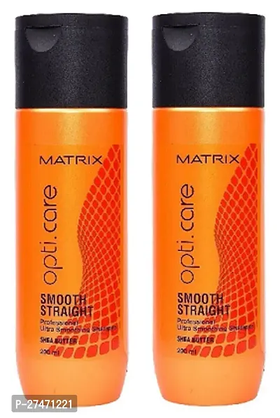 Matrix Opti Care Ultra Smoothing Shampoo With Shea Butter 200ml pack of 2