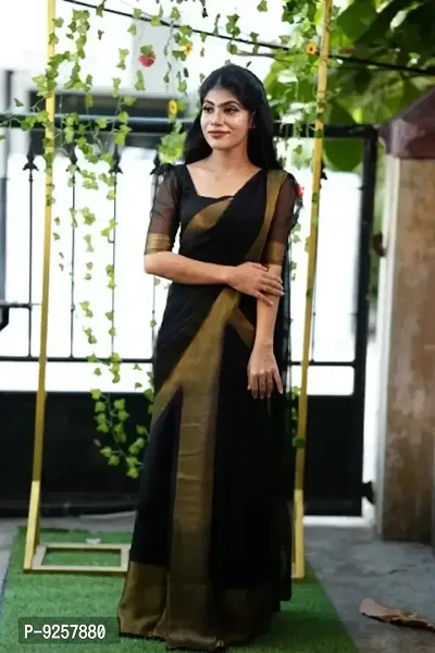 Georgette Saree with Blouse piece-thumb3