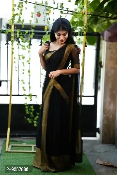 Georgette Saree with Blouse piece-thumb5