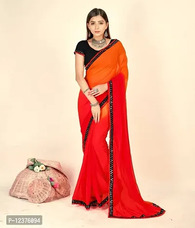 Georgette Saree with Blouse piece