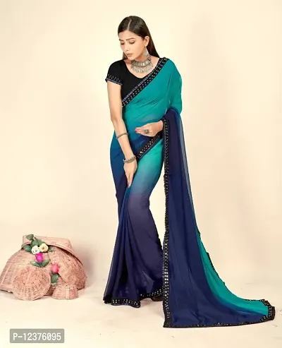 Georgette Saree with Blouse piece