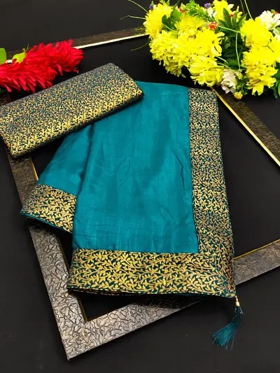 Fancy Art Silk Sarees with Blouse Piece