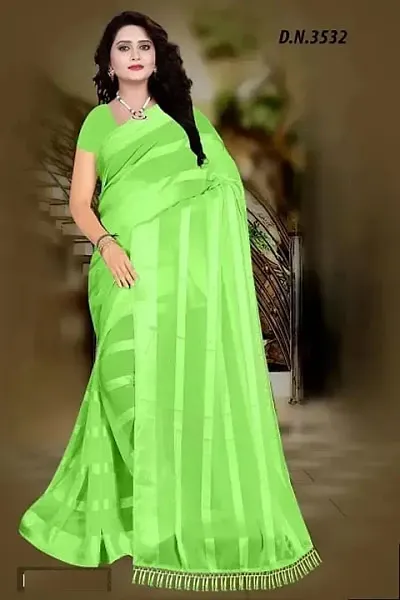 New In Georgette Saree with Blouse piece 