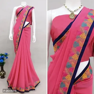 Georgette Saree with Blouse piece