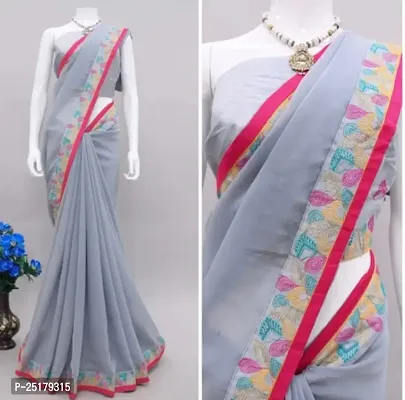 Georgette Saree with Blouse piece