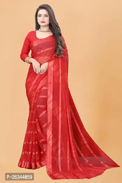 Georgette Saree with Blouse piece