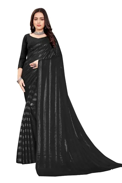 Zari Georgette Saree with Blouse piece