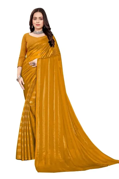 Zari Georgette Saree with Blouse piece