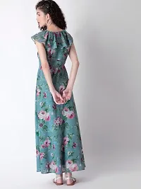 Trendy Digital Printed Dress for Women-thumb1