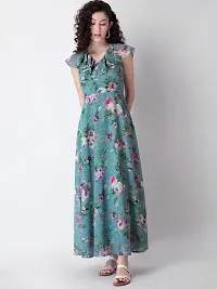 Trendy Digital Printed Dress for Women-thumb3