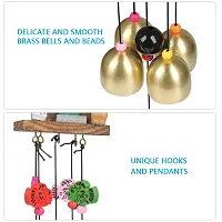 TIMESETL Wood Coper Wind Chime for Home Bedroom Balcony Garden Etc. for (Decorate Item)-thumb3