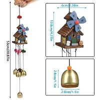 TIMESETL Wood Coper Wind Chime for Home Bedroom Balcony Garden Etc. for (Decorate Item)-thumb2