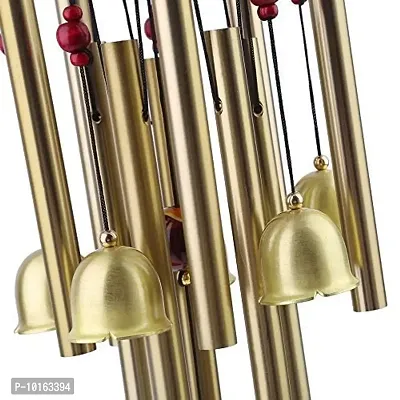 TIMESETL Fengsui Metal Wind Chime for Home Decor (24 inch, Multicolour)-thumb5