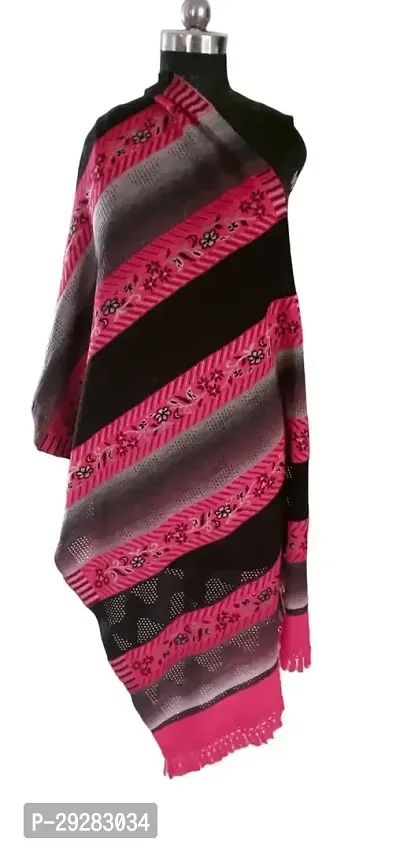 Elite Multicoloured Wool Solid Shawls For Women-thumb0