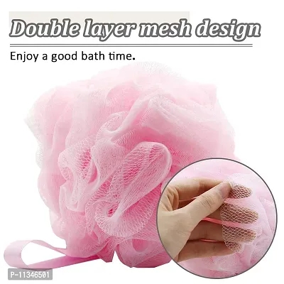 ZeniZeni Bath Round Loofah Bathing Round Loofah for Men and Women (2 PC)-thumb5