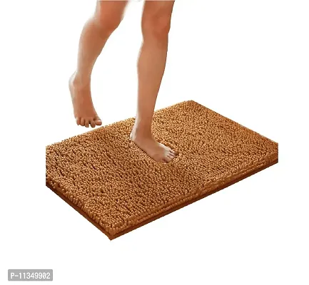 ZeniZeni Microfiber Super Soft Door Mat Skid Solid Bathroom Rugs for Home Bedroom Living Rooms Entrance Size 60x40 cm with 25mm Pile Hight Pack of 3-thumb4
