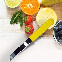 ZeniZeni Set of 2 Kitchen Knives and 1 Peeler, Straight Edge Knives with a Vegetable Peeler Stainless Steel Kitchen Tool Set-thumb4