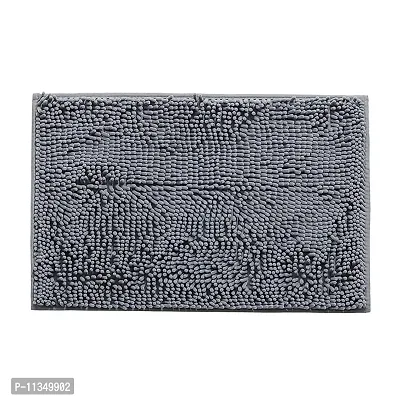 ZeniZeni Microfiber Super Soft Door Mat Skid Solid Bathroom Rugs for Home Bedroom Living Rooms Entrance Size 60x40 cm with 25mm Pile Hight Pack of 3-thumb0